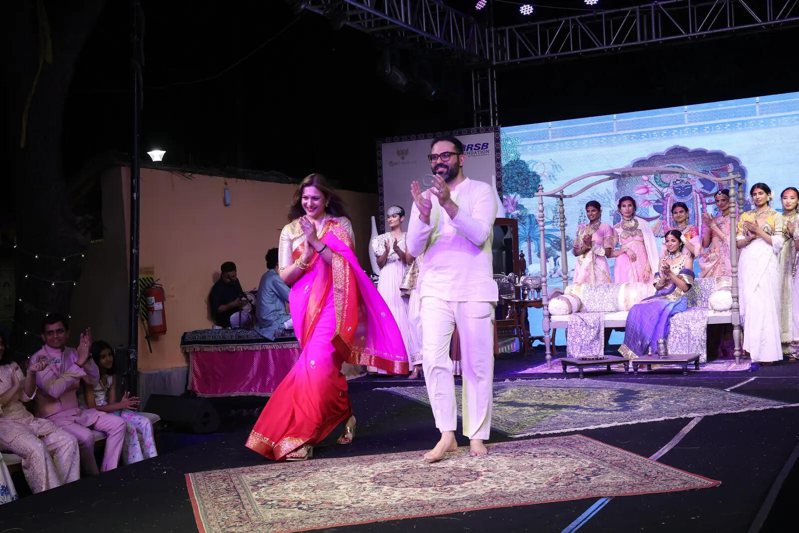 Recreating the Baithak Era was curated by revivalist-designer Pankaj S. Chadha