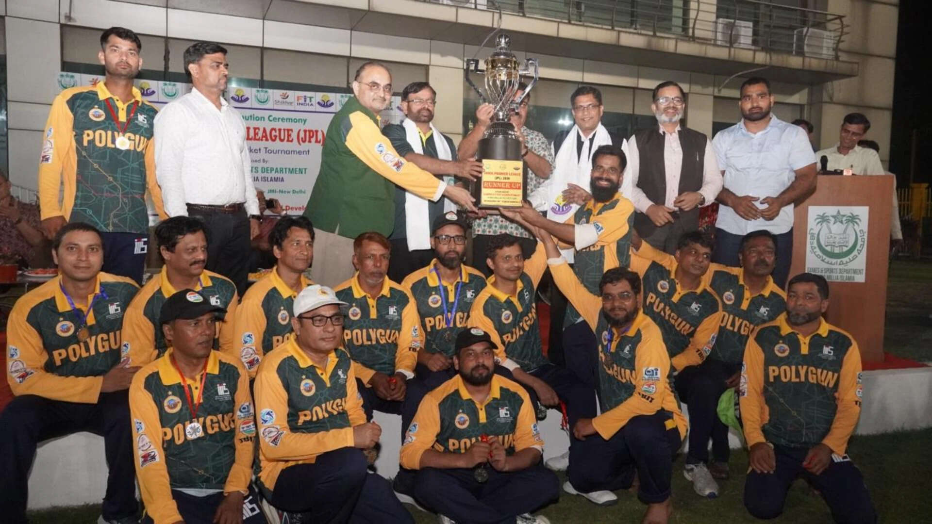 Team Architecture lifted their maiden trophy after remaining unbeaten this year (Pics: JMI)