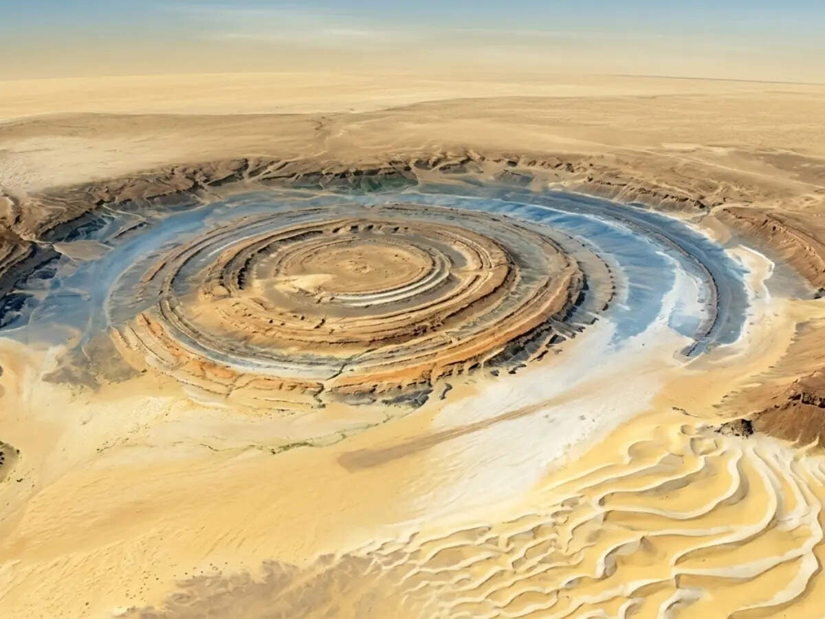 The eye of the Sahara has been officially named the Richat Structure