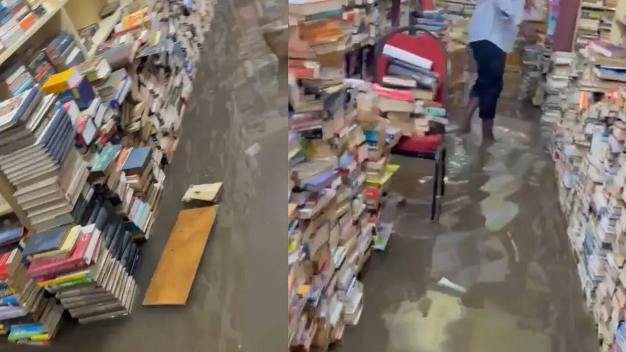 Bengaluru rain havoc: 5,000 books worth Rs 14 lakh destroyed at iconic Church Street bookshop