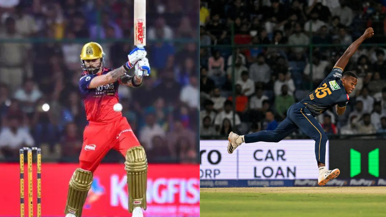 GT vs RCB Live: Virat Kohli vs Kagiso Rabada headlines RCB vs GT clash