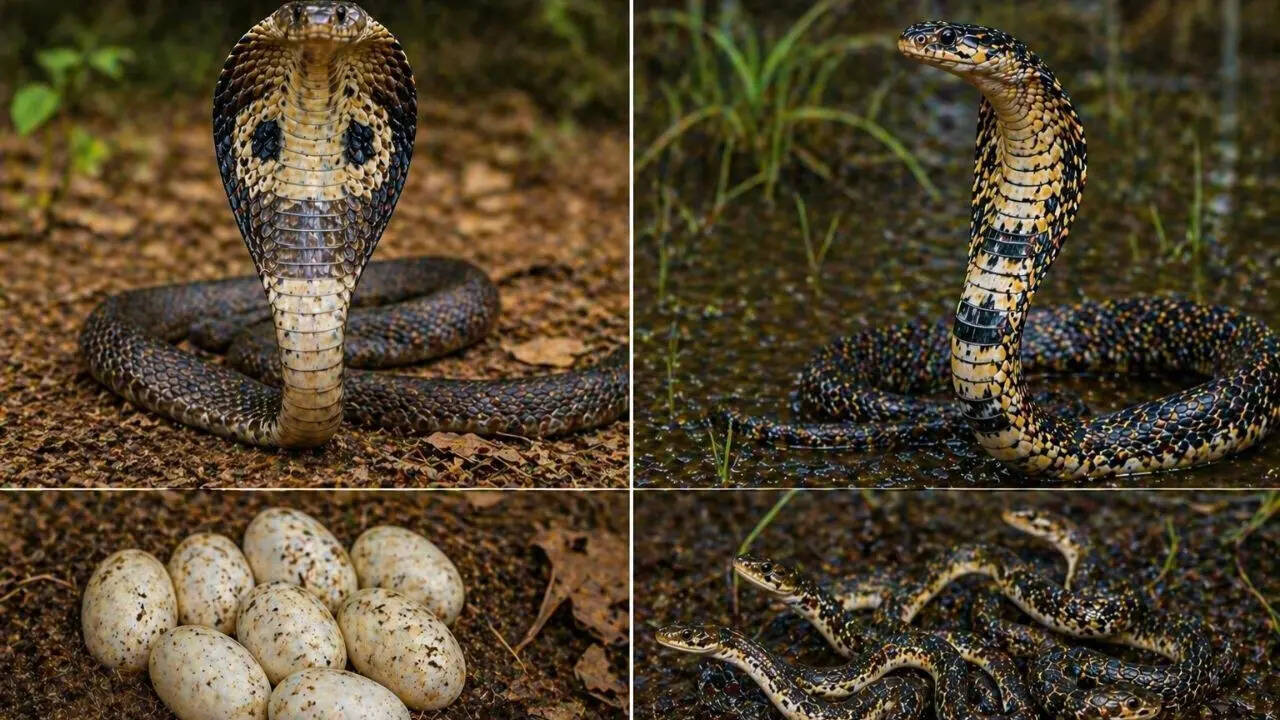 Classification and reproduction differences in the Indian cobra and rinkhals