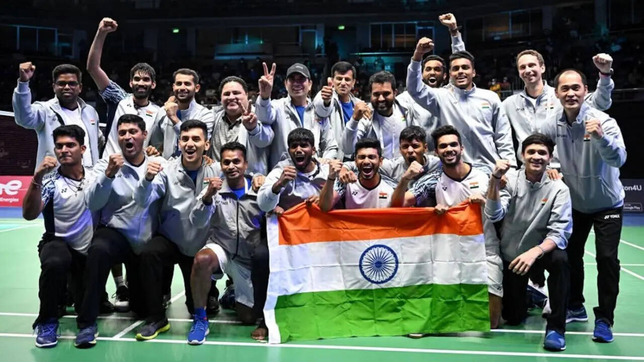 Medal assured! India crush Chinese Taipei 3-0 to storm into Thomas Cup semis
