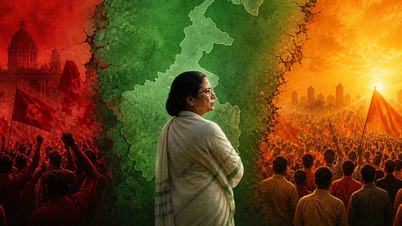 From red to green to saffron? BJP eyes power shift in Bengal as Mamata defends her turf