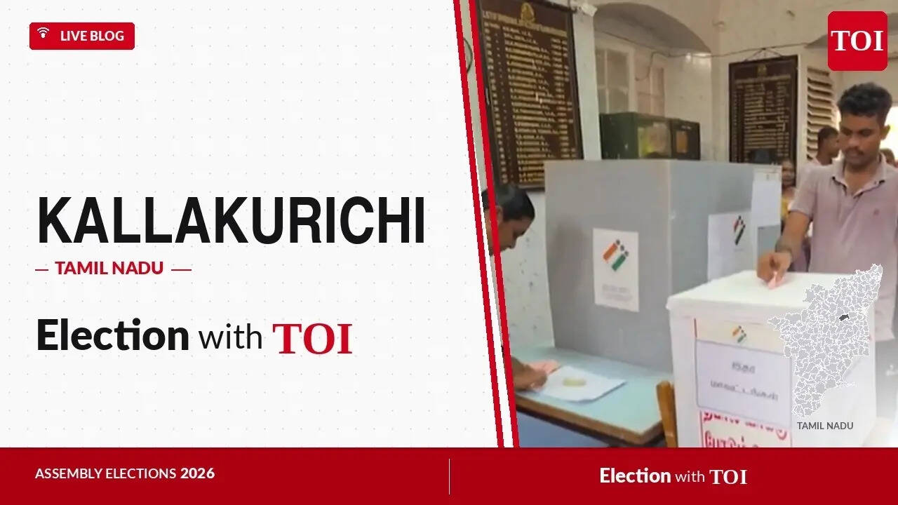 Kallakurichi election results 2026: TVK’s Arul Vignesh wins against AIADMK’s Rajeevgandhi S
