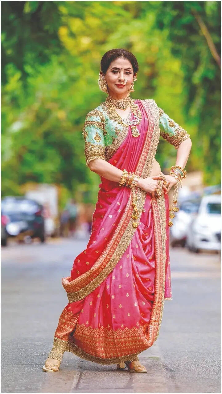 Urmila Matondkar in a nauvari sari