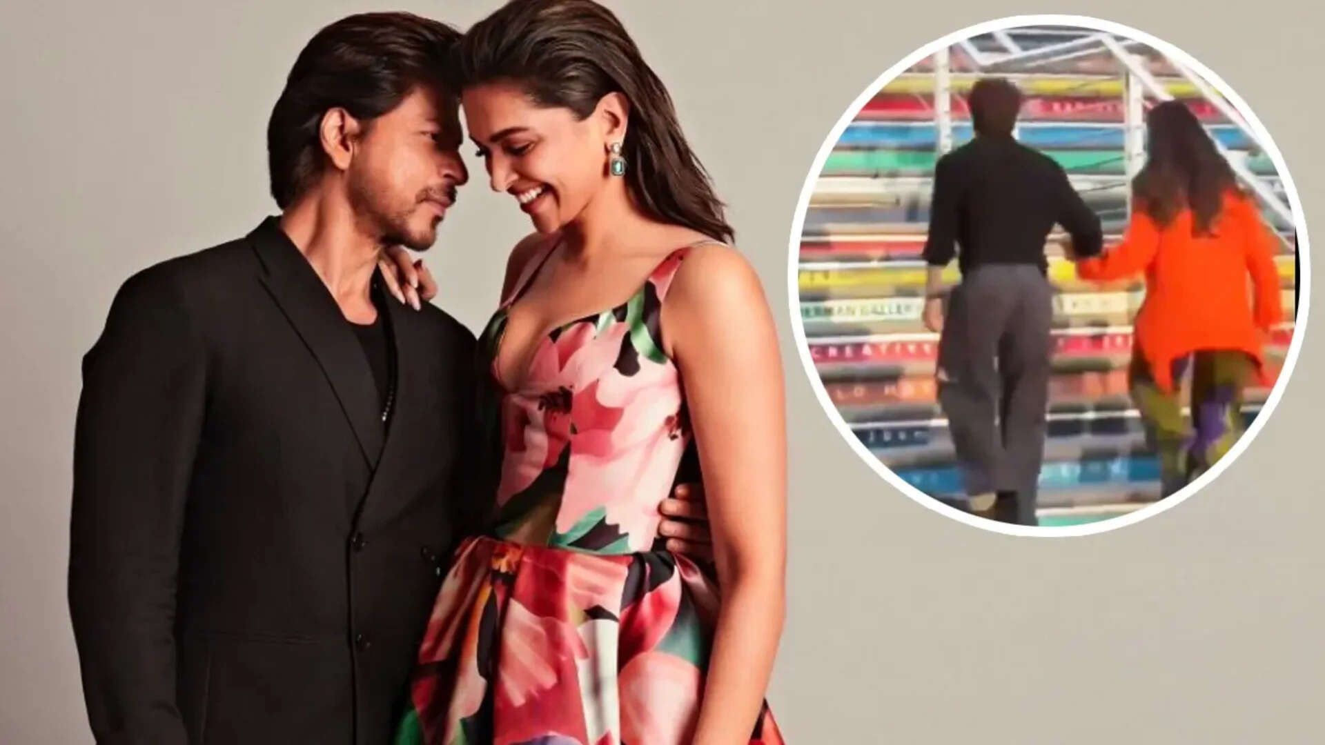 SRK helps pregnant Deepika on 'King' sets - WATCH