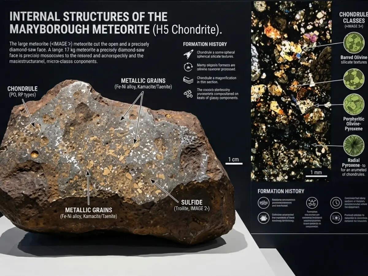 The rock turned out to be a rare meteorite from space