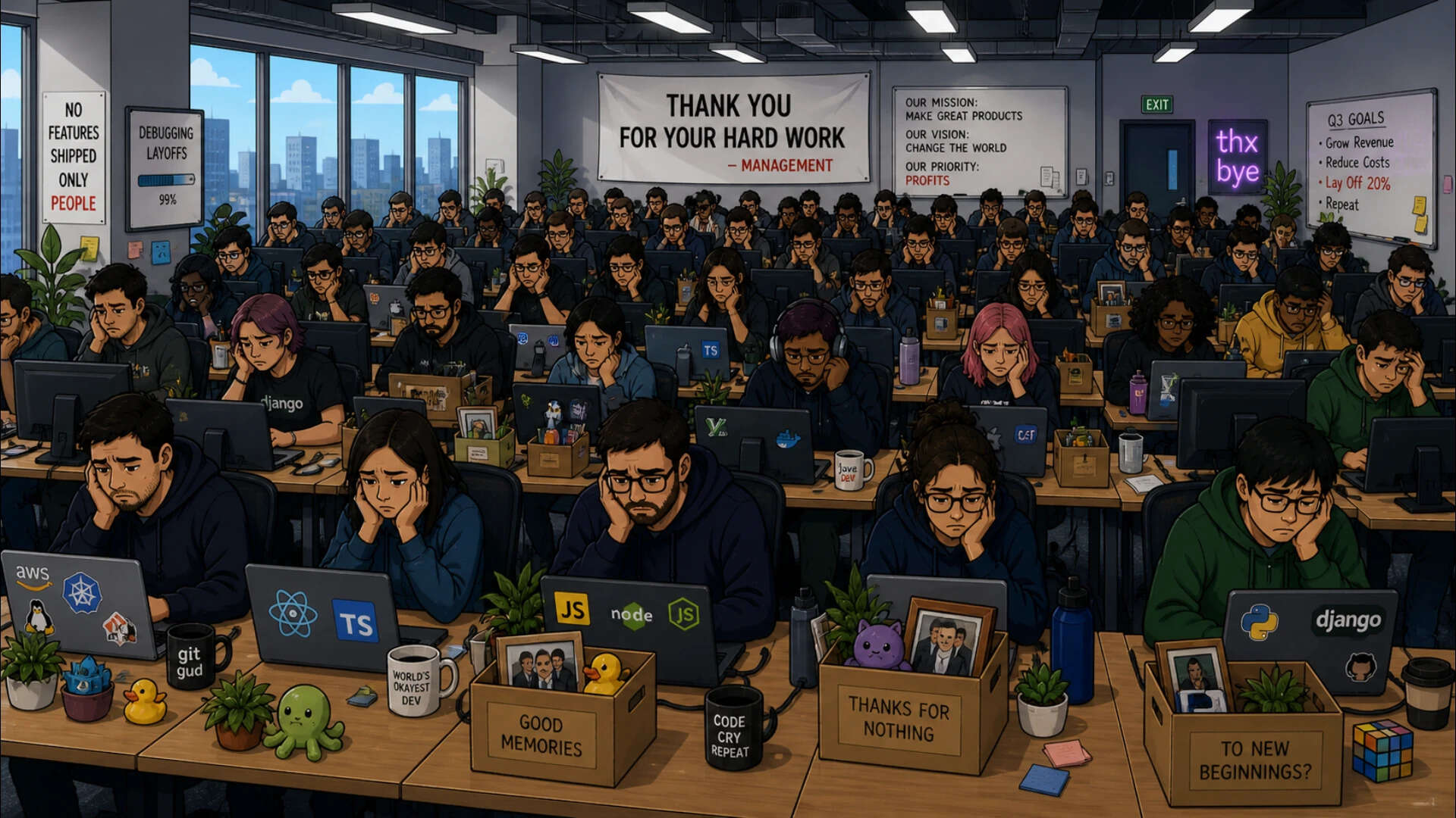 Tech layoffs cross 92,000 in April: Meta, Amazon, Oracle and others cut jobs in 2026