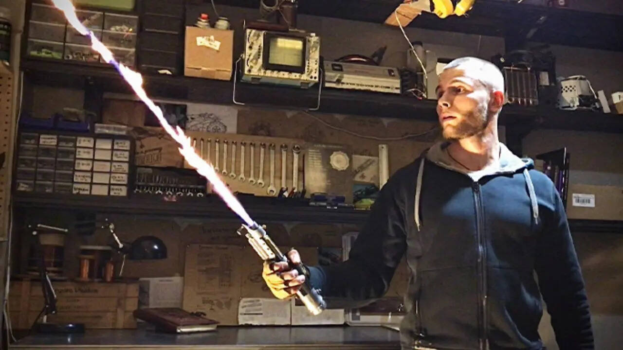 In 2022, he created the world's first retractable lightsaber