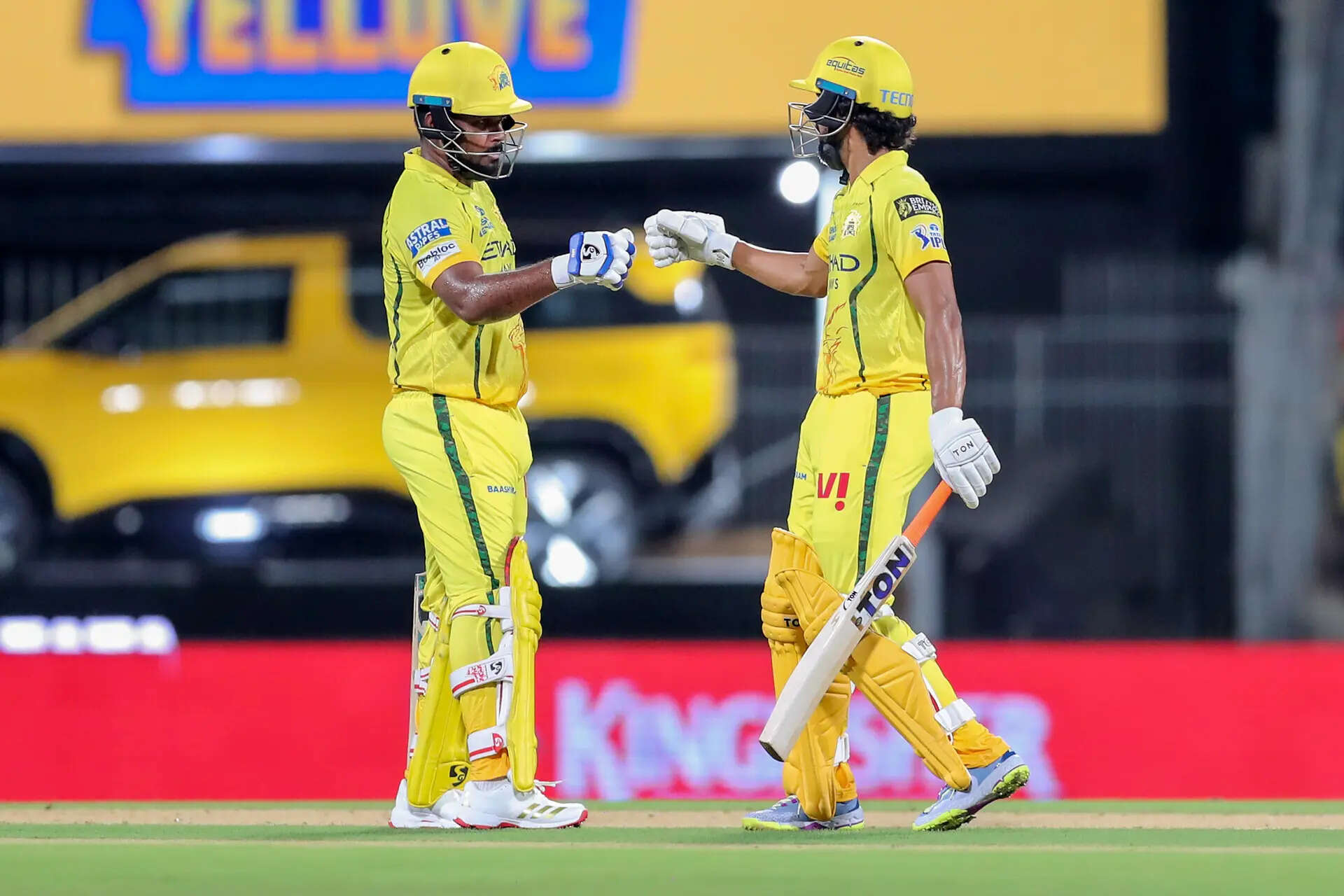 CSK vs MI Live: CSK chase underway with Samson and Gaikwad at the crease