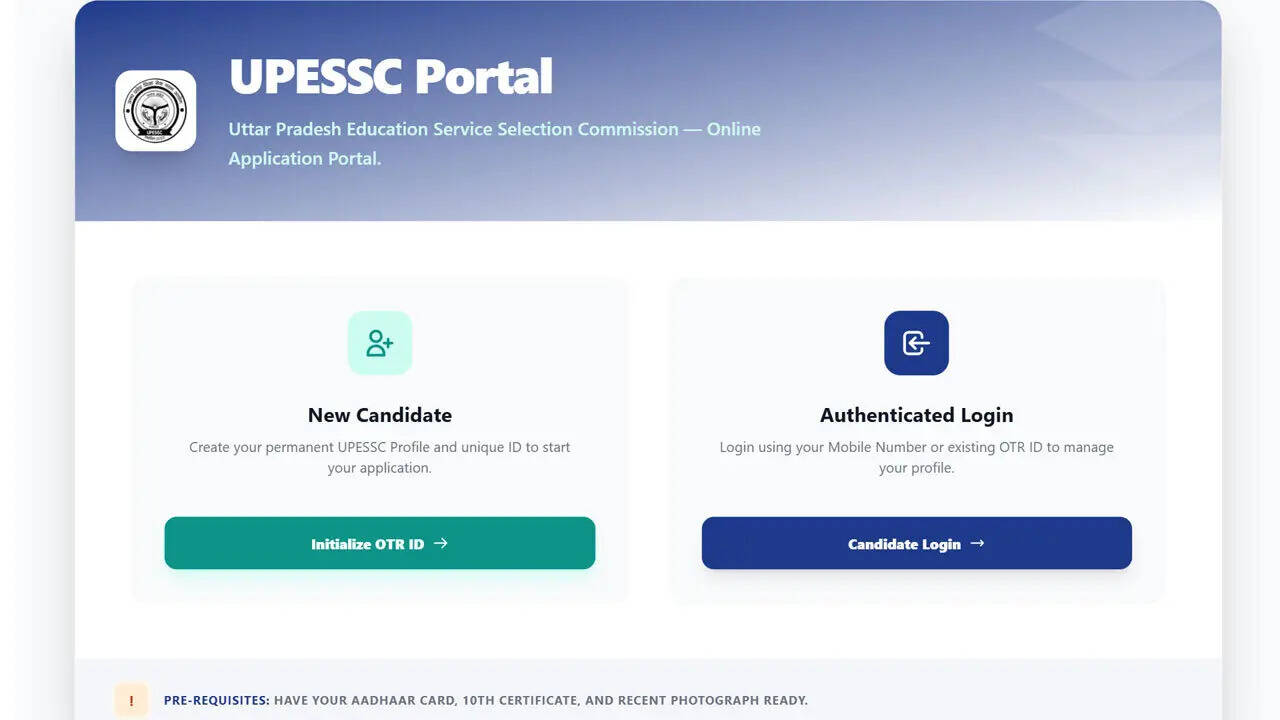 UPTET 2026 registration ends today at upessc.up.gov.in; check eligibility and direct link here
