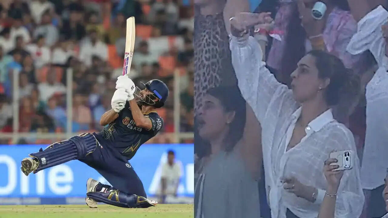 Last-over drama! Nehra's wife's wild celebration goes viral after GT win