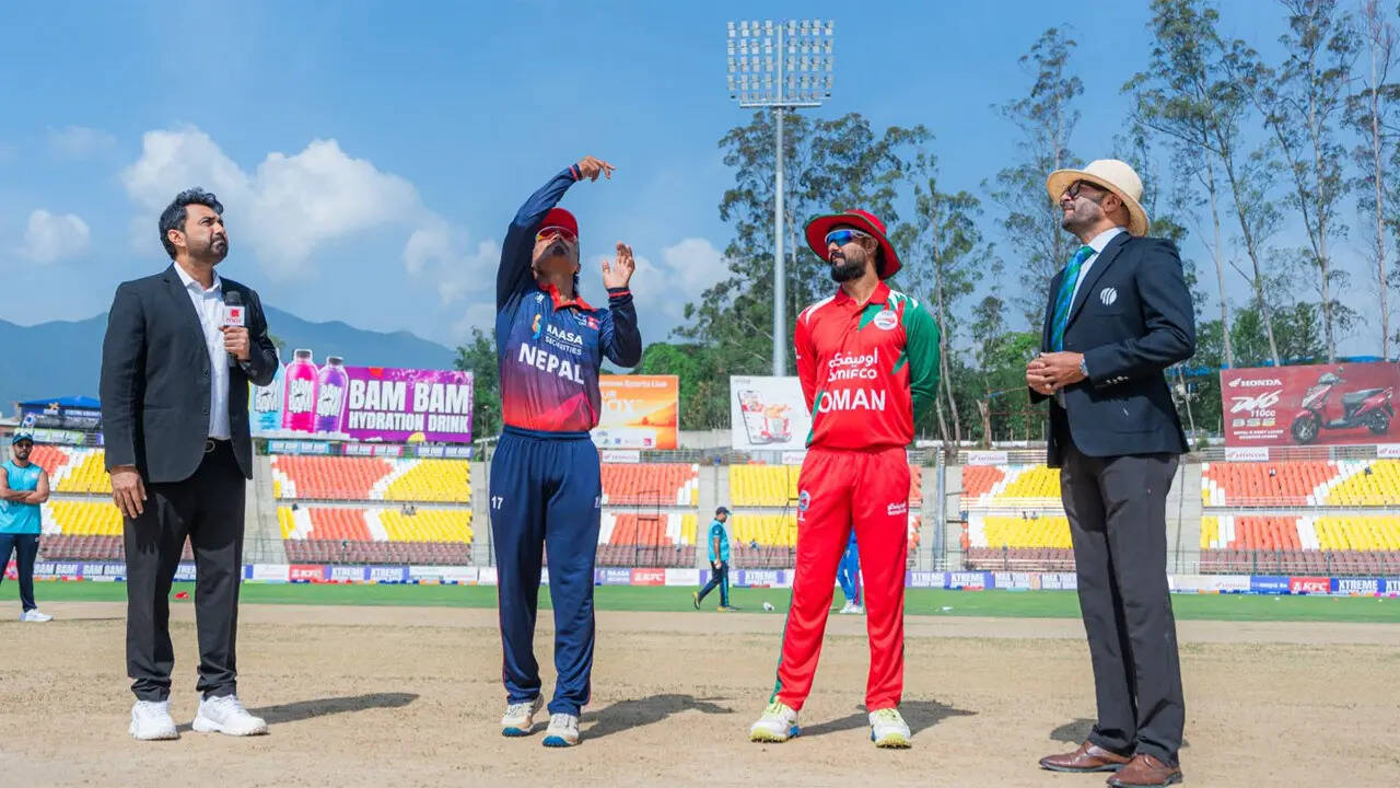 NEP vs OMA Live Score: Aarif Sheikh, Arjun Kumal lead Nepal's run charge vs Oman