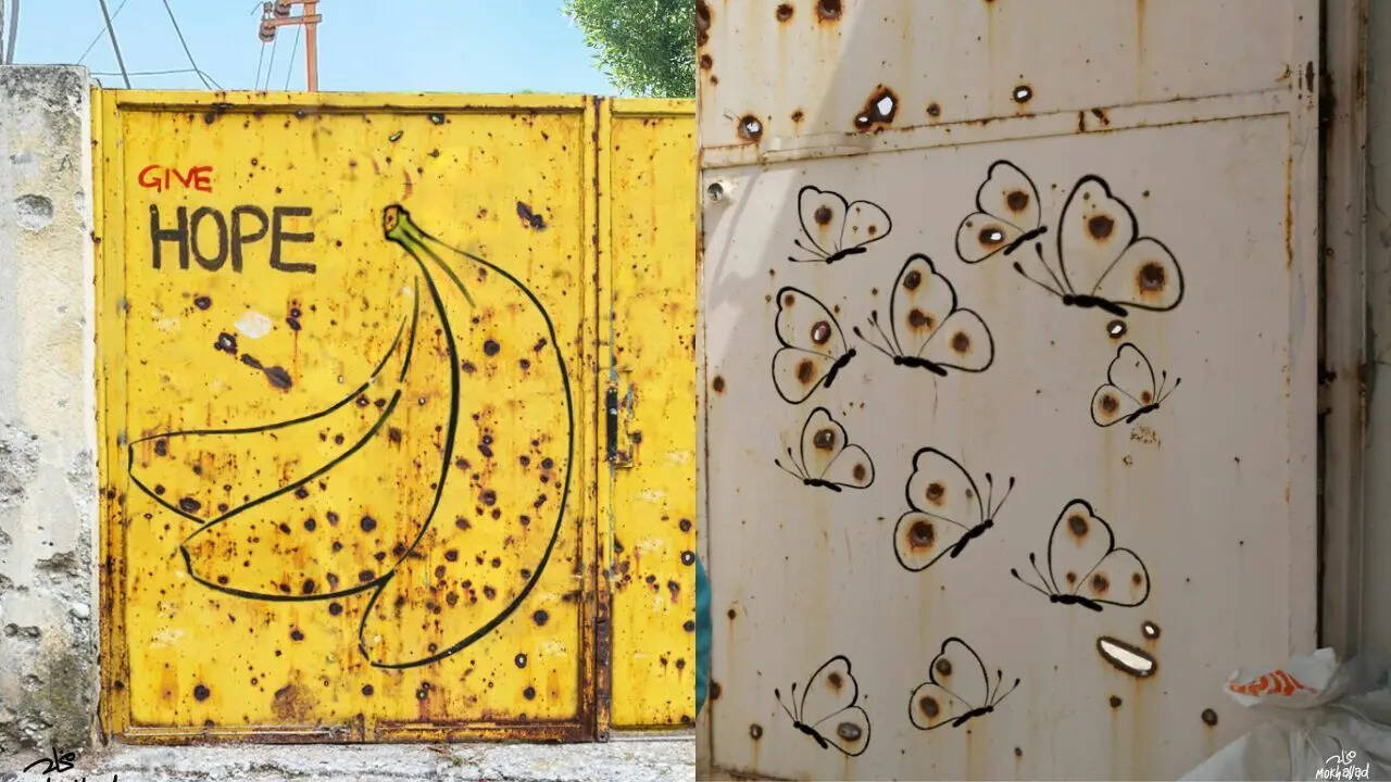 Often referred to as the 'Banksy of Iraq', Habib creates art that is playful and fun but serious in meaning.