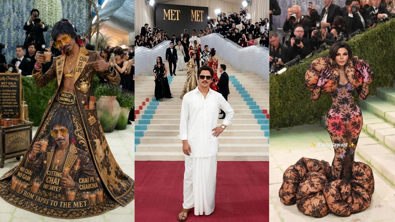 AI-generated images of Indian faces at Met Gala 2026