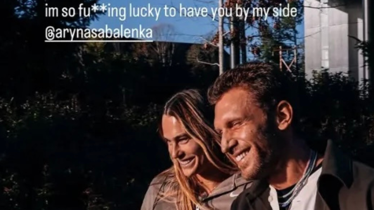 “I’m so fu**ing lucky”: Aryna Sabalenka gets a romantic wish from fiance Georgios Frangulis as the World No1 marks her 28th birthday