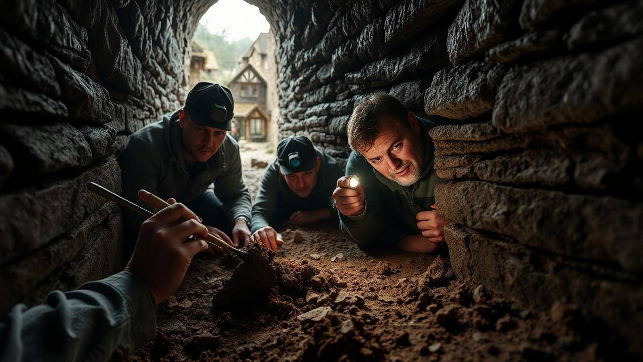 Tunnel Excavation Unearths History