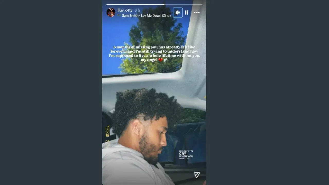 Marshawn Kneeland’s Girlfriend, Catalina Mancera, on her Instagram story.