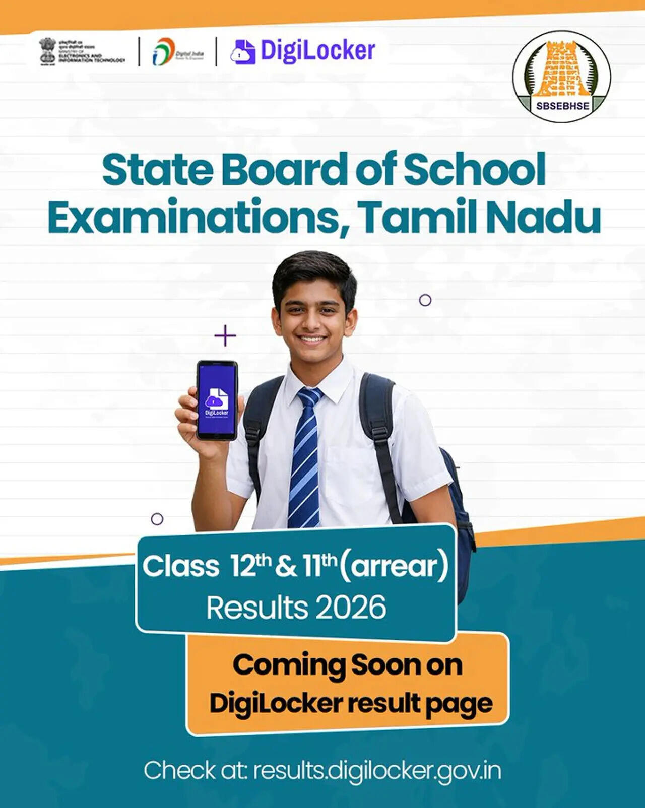 TN HSC Result 2026: How to check Class 12 scores through DigiLocker, SMS and WhatsApp