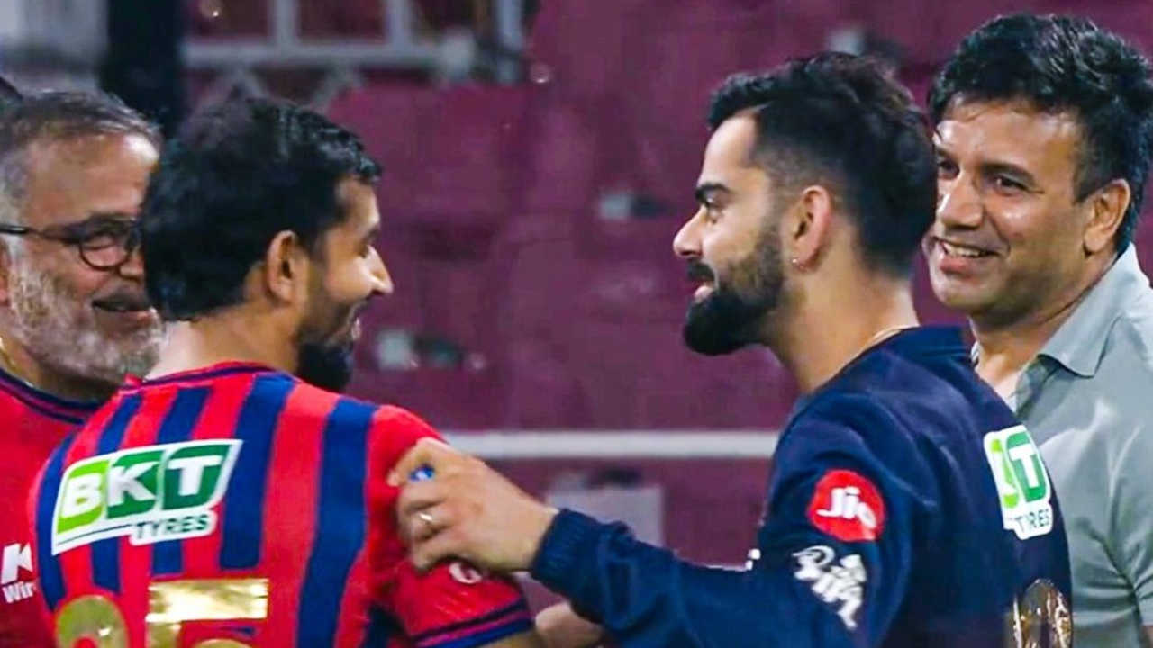 Virat shares heartwarming moment with Prince after pacer removes him for duck
