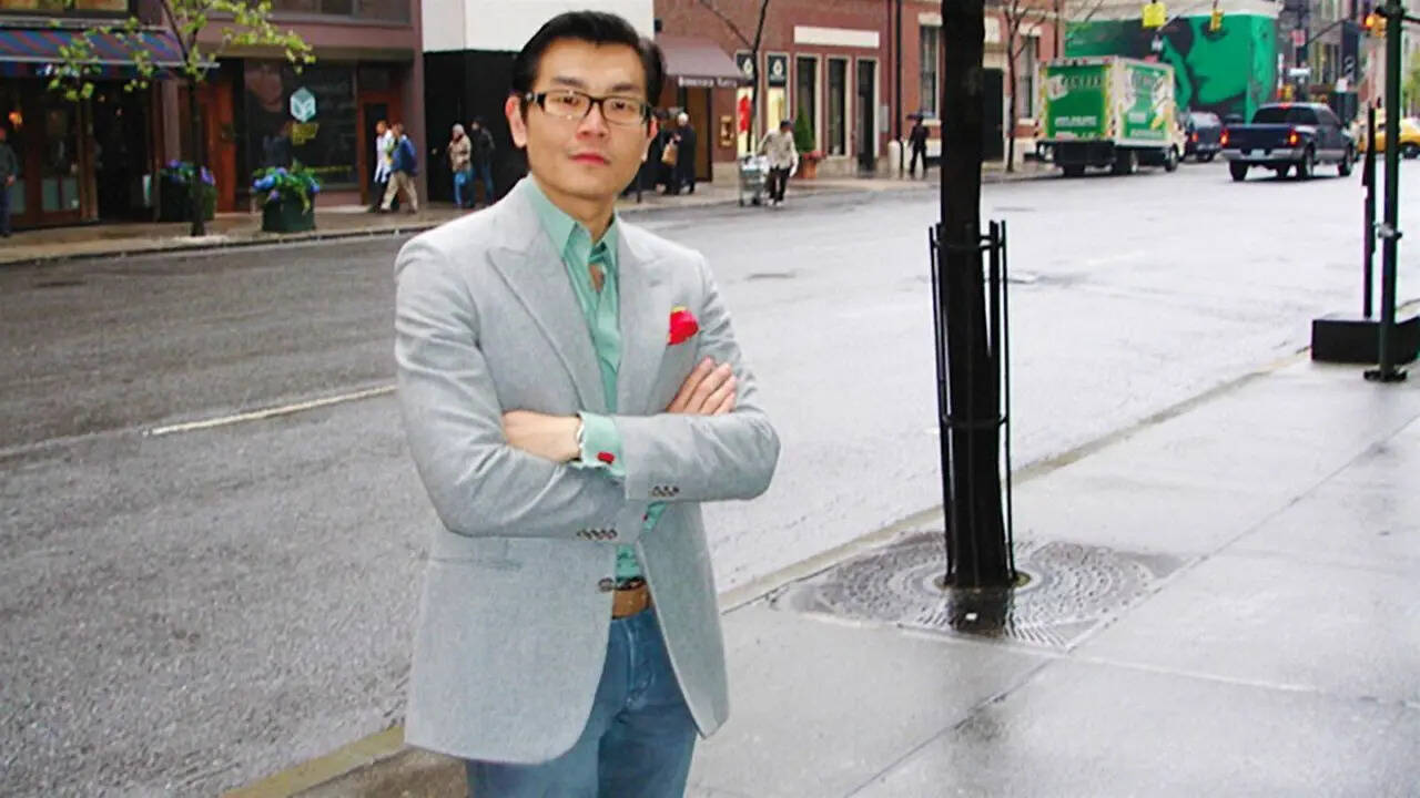 He was born as Zhen Wang Huang in Jakarta, Indonesia in 1976.