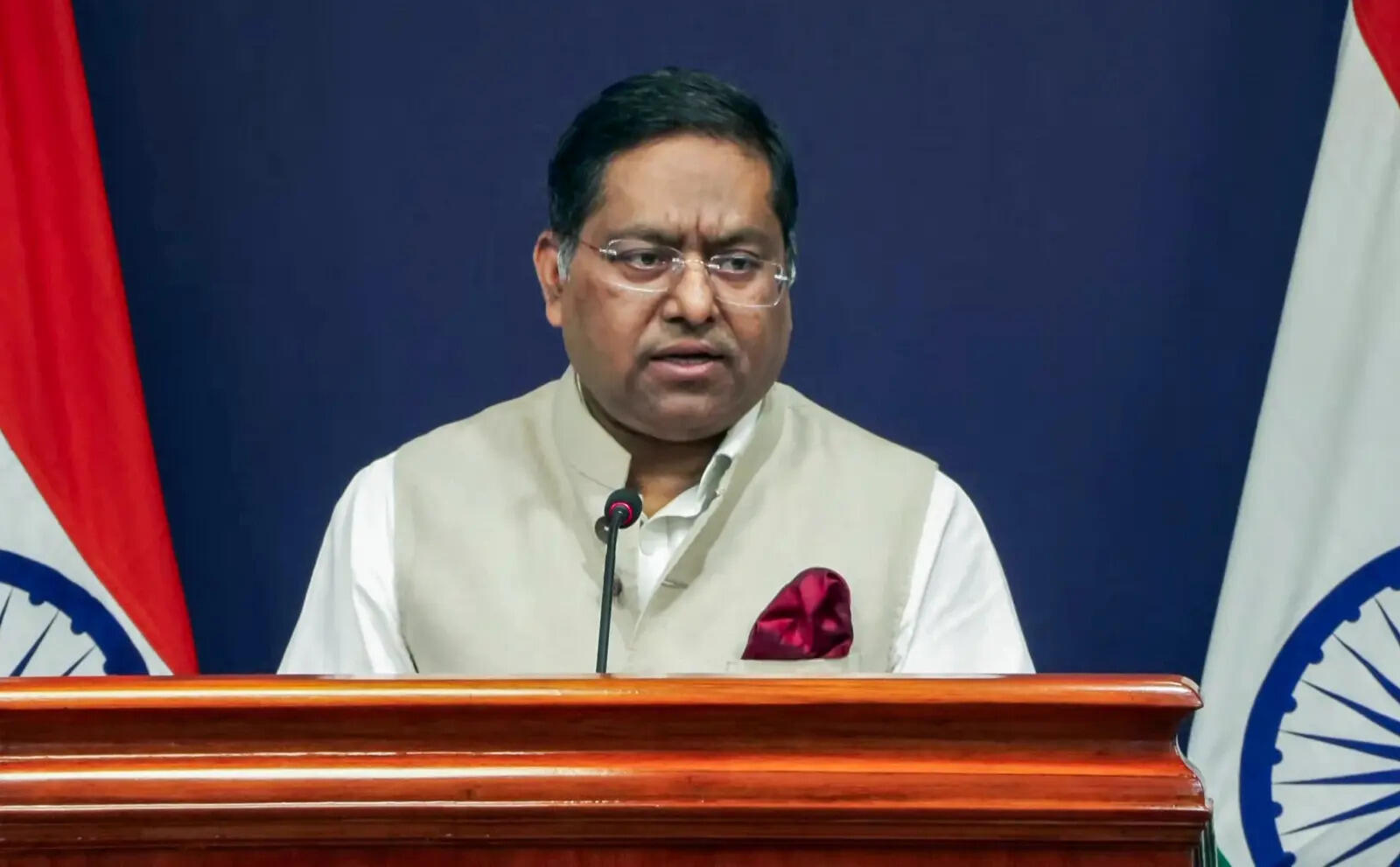 MEA spokesperson Randhir Jaiswal.