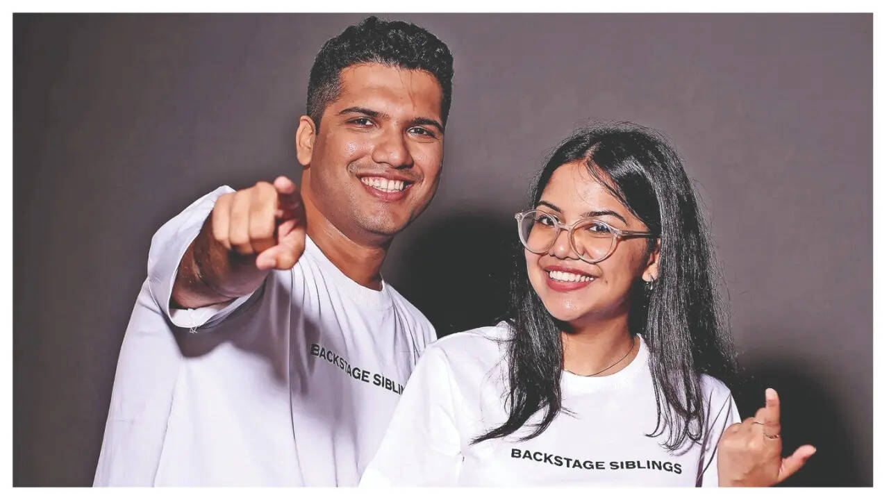 Raghav and Prachi Agarwal of the Backstage Siblings