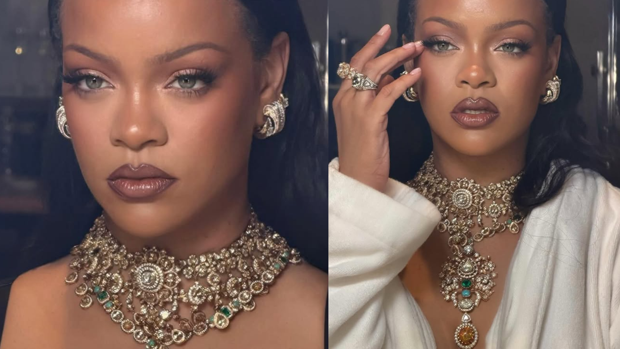 Rihanna Drips in Sabyasachi Diamonds