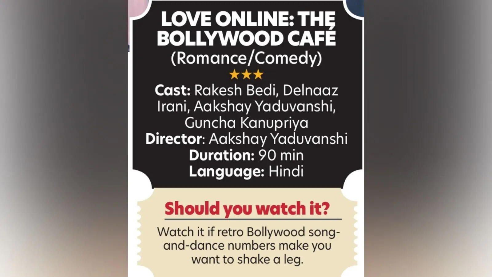 LOVE ONLINE: THE BOLLYWOOD CAFÉ