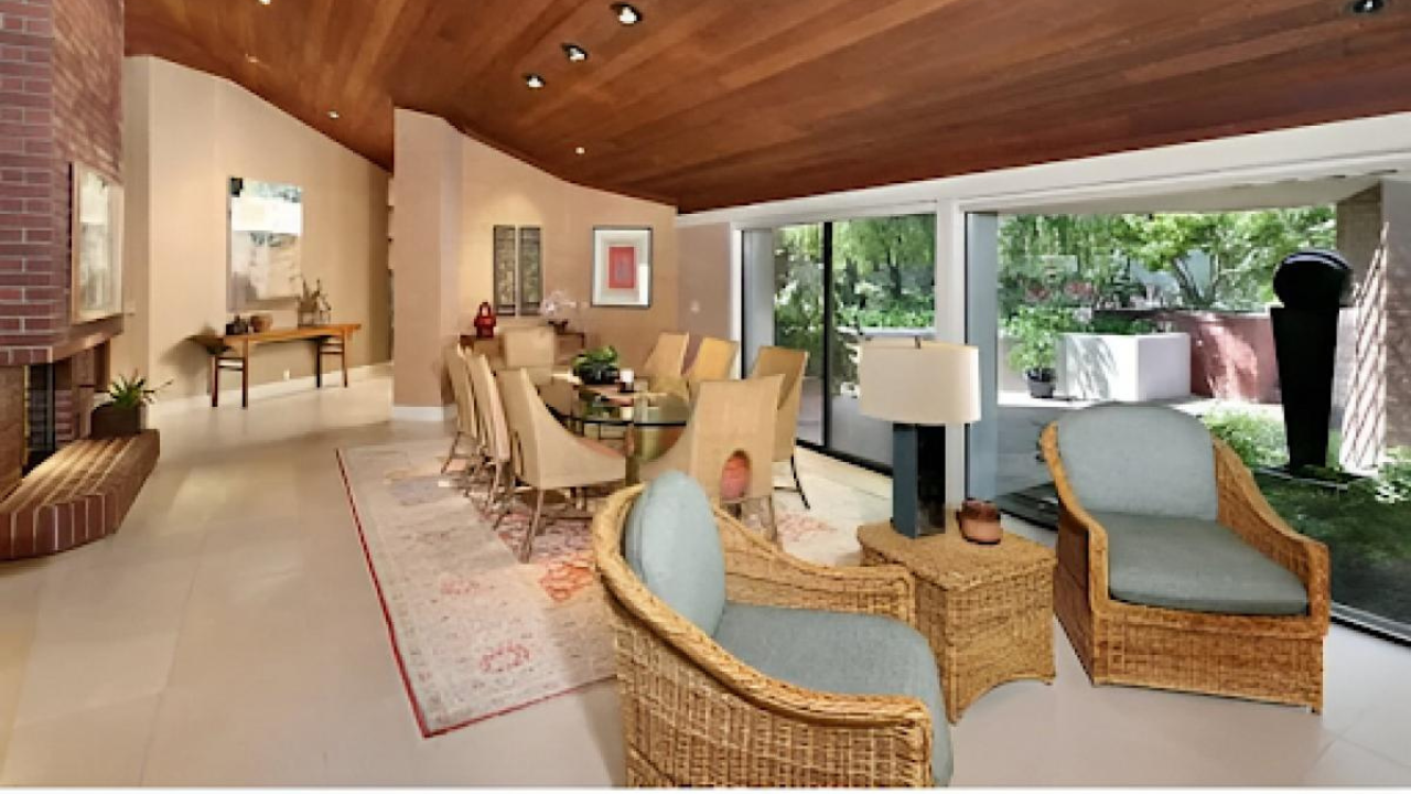 Inside the house