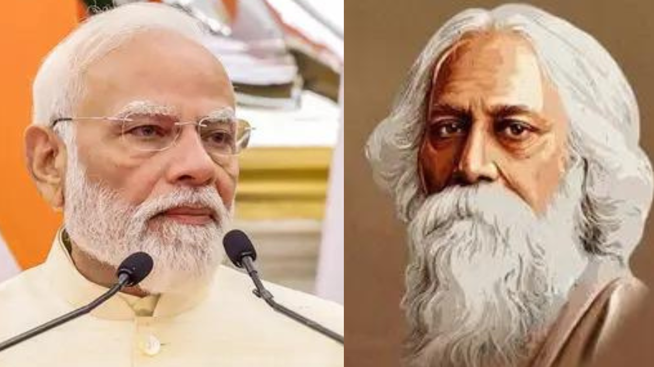 ‘Eternal voice of civilisation’: PM Modi pays tribute to Rabindranath Tagore on ‘pochishe boishakh’