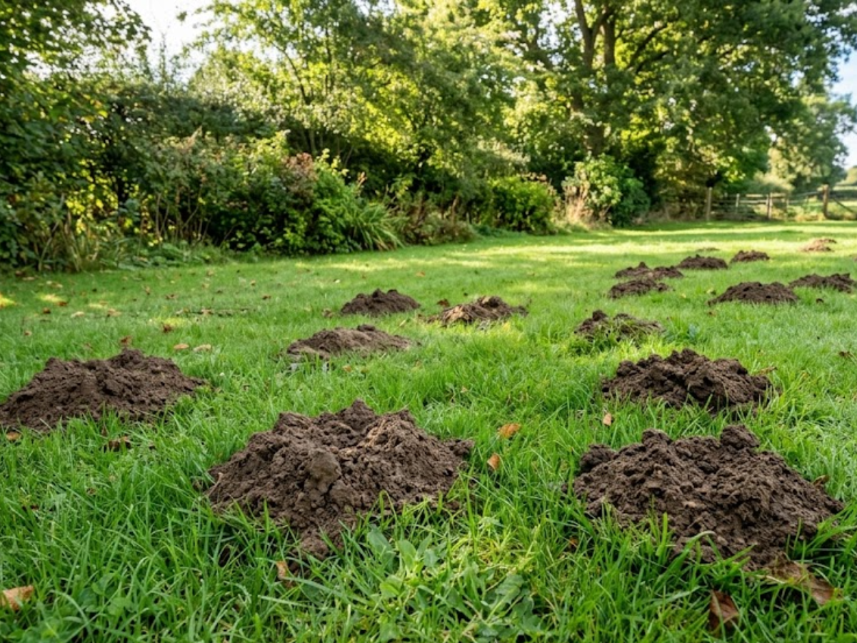 Holes in the yard