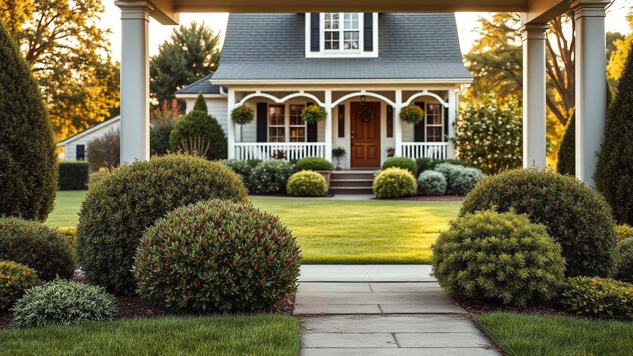 Serene Front Yard Oasis