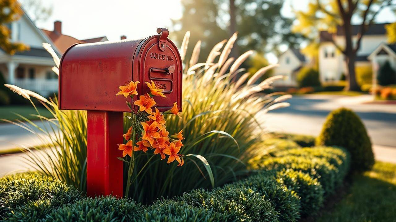 Charming Mailbox Garden Oasis