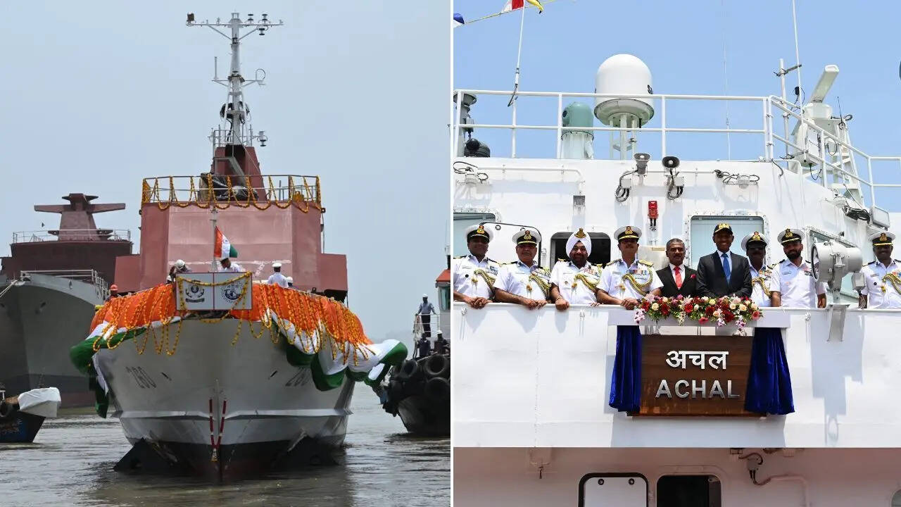 Indian Coast Guard commissions new-gen fast patrol vessel ‘Achal’