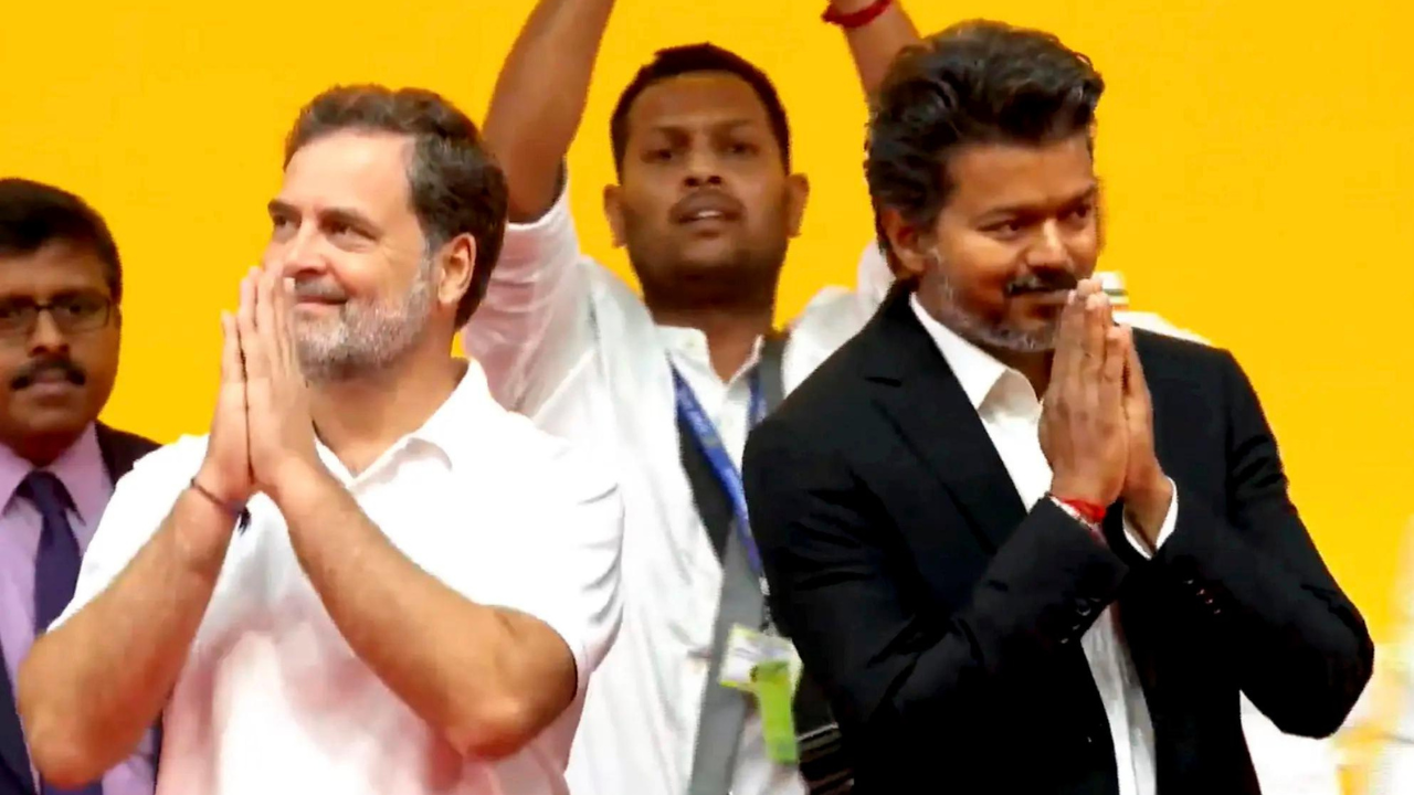 ‘New generation. New voice. New imagination’: Rahul Gandhi says ‘Tamil Nadu has chosen’ as Thiru Vijay takes oath