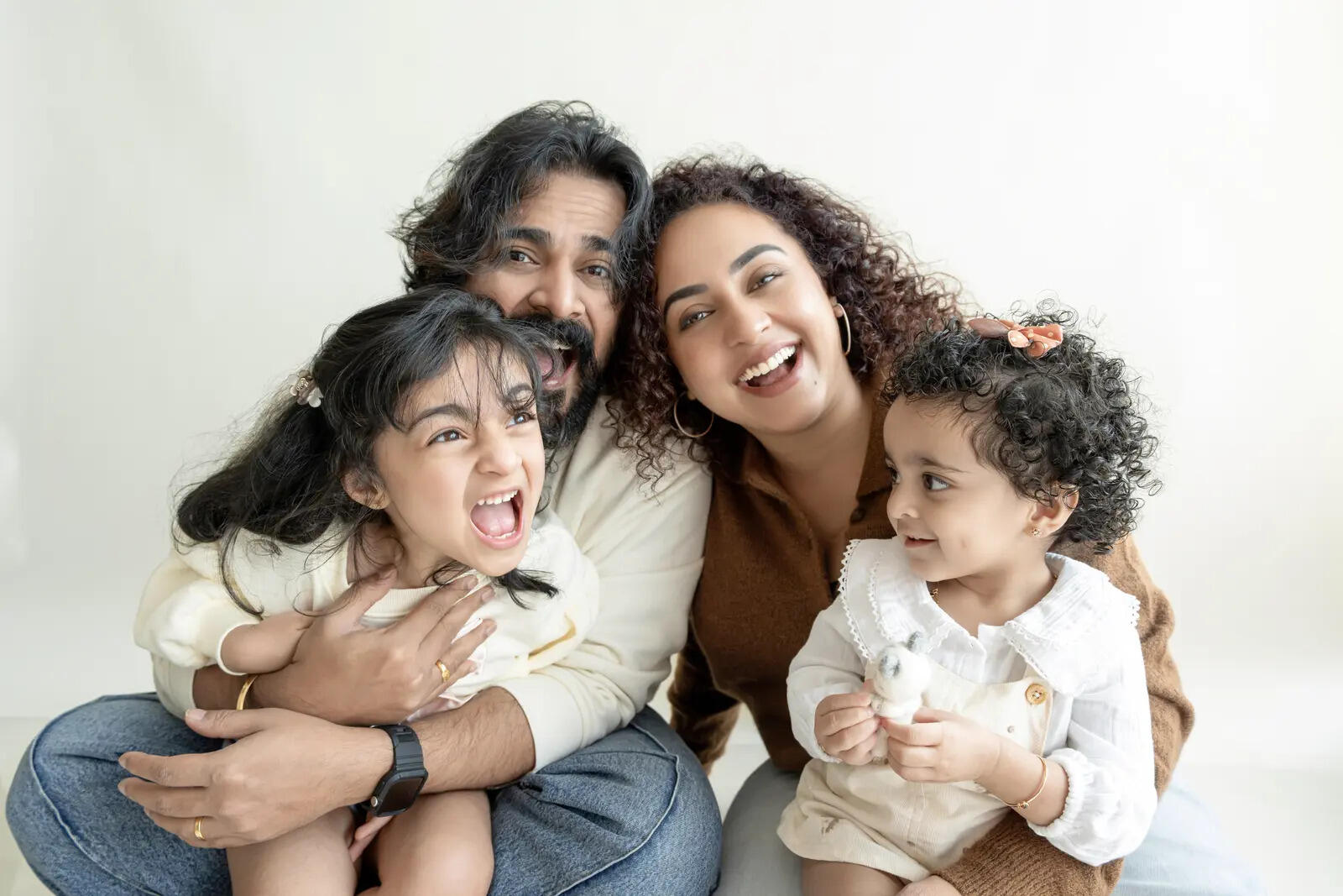 Pearle, Srinish, Nila and Nitara