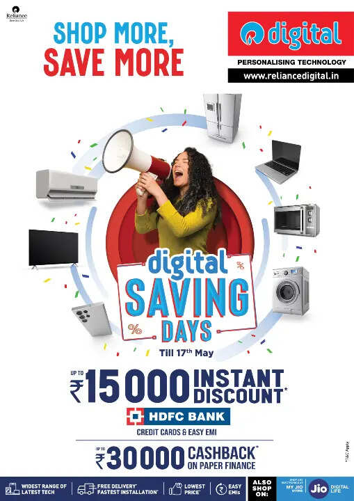Digital Saving Days: 9th to 17th May