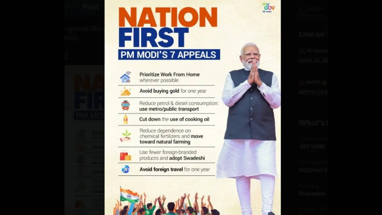 PM Modi's speech highlights
