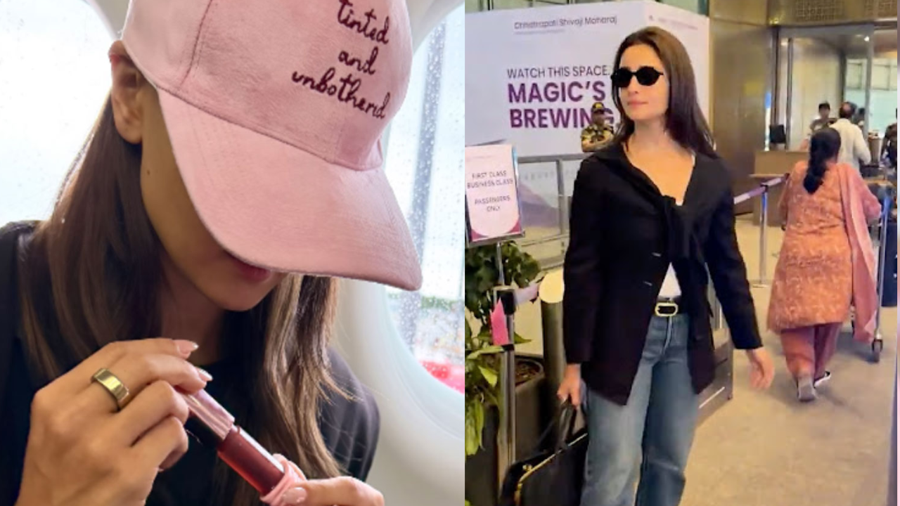 Alia Bhatt’s Airport Denim Look Before Cannes