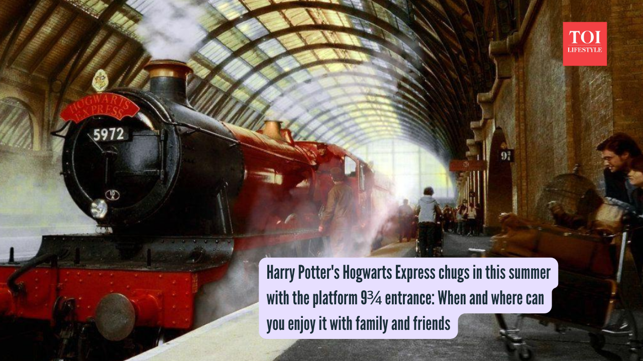 Harry Potter's Hogwarts Express chugs in this summer with the platform 9¾ entrance When and where can you enjoy it with family and friends