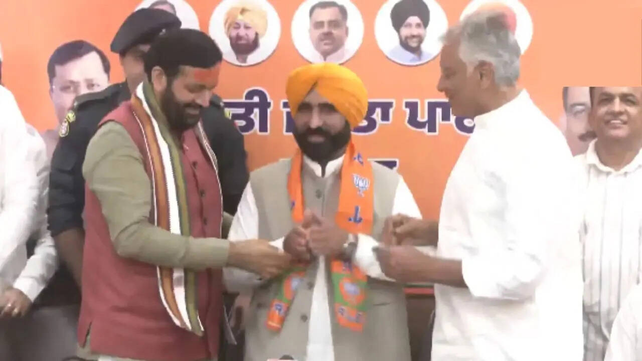 Another setback for AAP: Punjab CM Bhagwant Mann’s cousin Gyan Singh Mann joins BJP ahead of polls