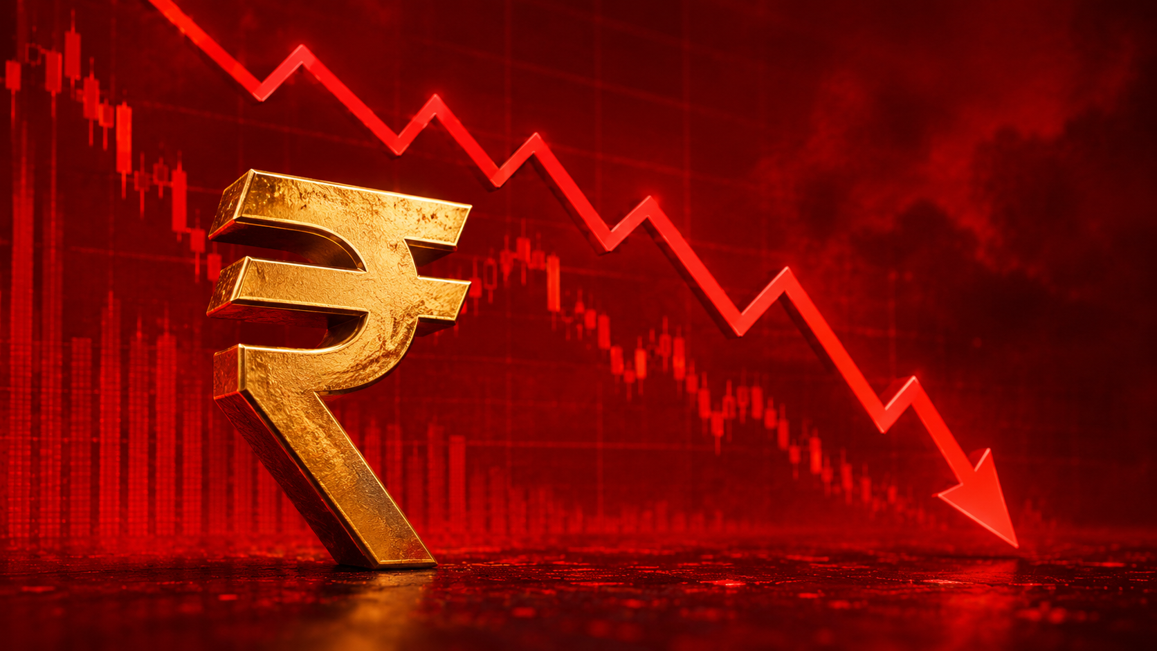 Rupee at 95.6: Currency crashes to record low as US-Iran ceasefire jitters send oil soaring
