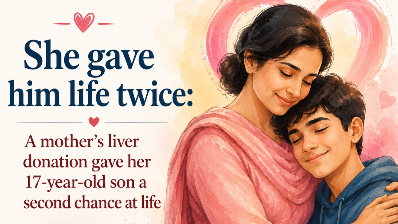 A mother’s liver donation gave her 17-yr-old son a second chance at life