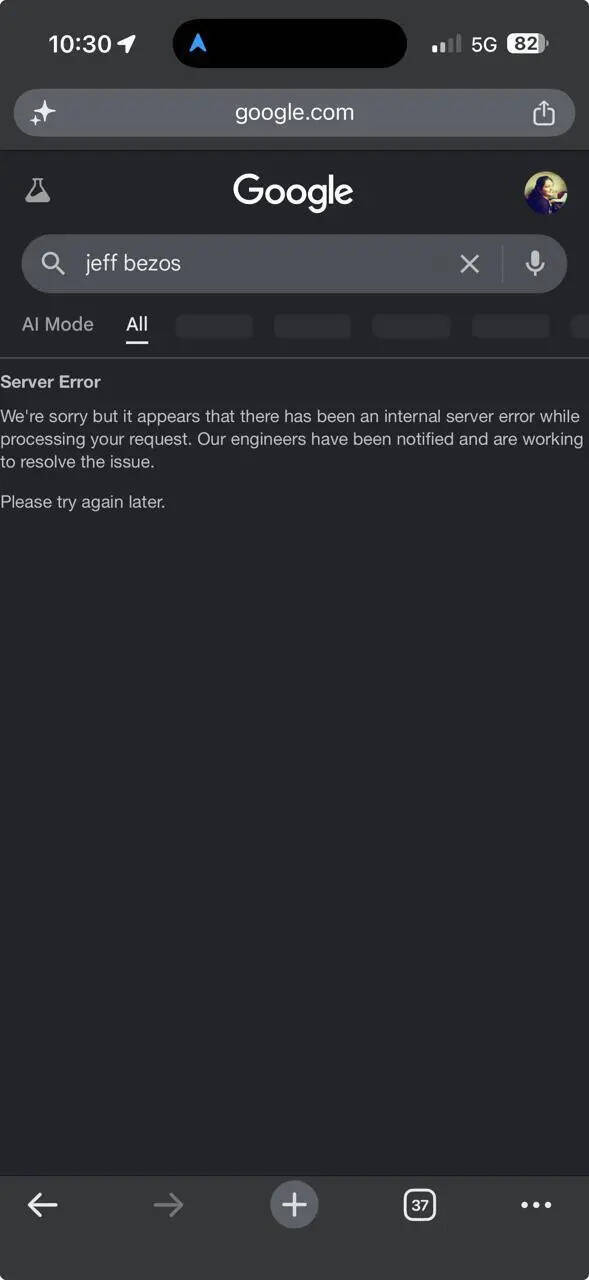 Google down
