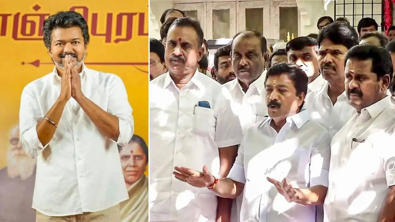 Tamil Nadu CM Vijay meets AIADMK rebel leaders ahead of crucial floor test