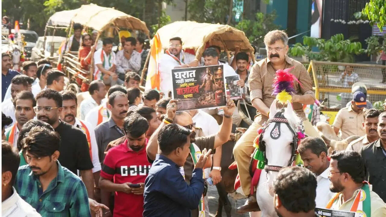 Maharashtra MLA rides horse into municipal corporation headquarters after PM Modi’s fuel-saving appeal