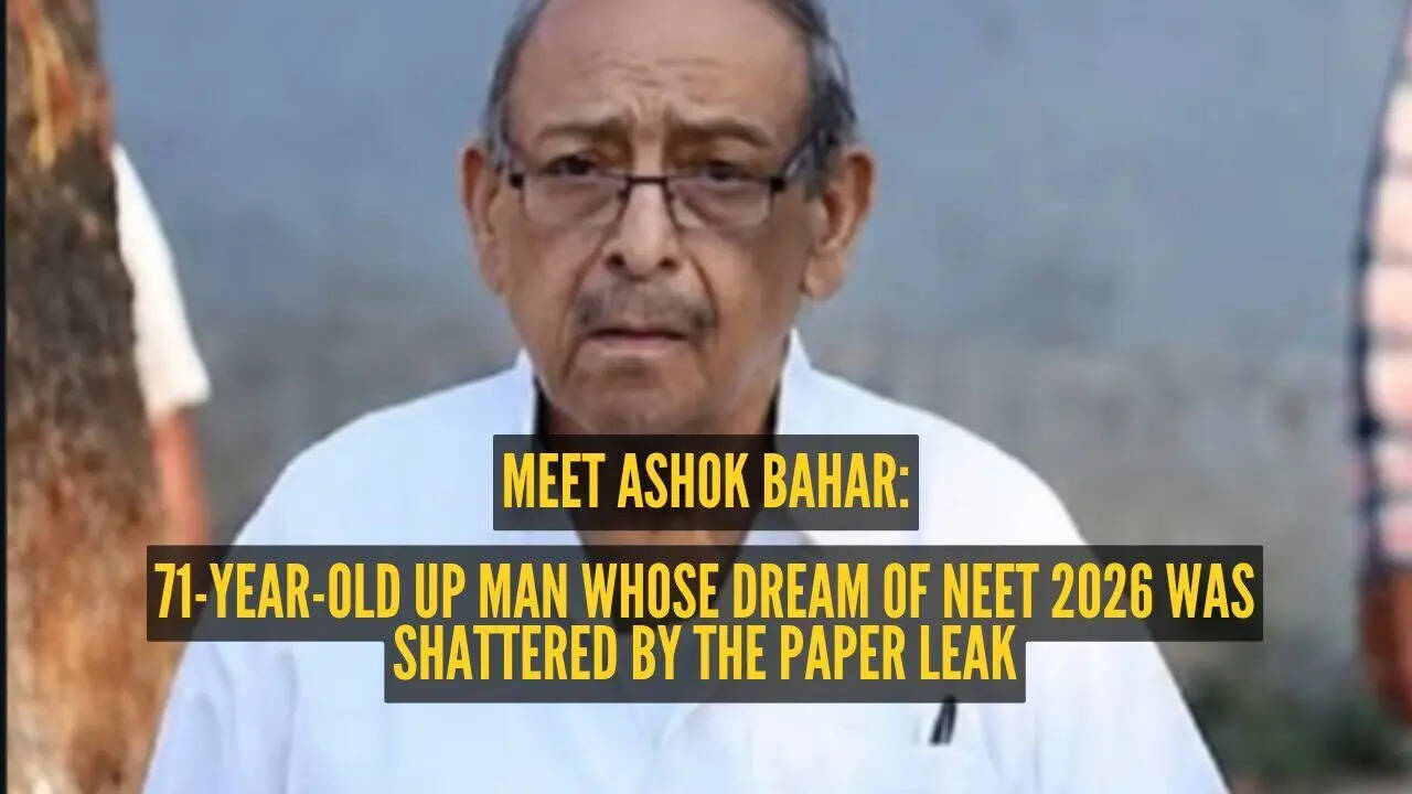 Meet Ashok Bahar: 71-year-old UP man whose dream of clearing NEET was shattered by paper leak