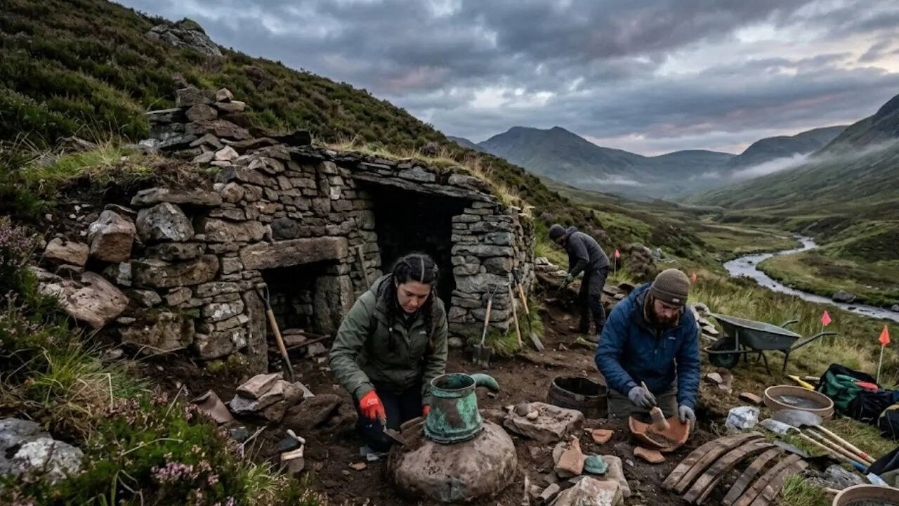 Archaeologists found a hidden 1800s whisky distillery deep in the Scottish Highlands